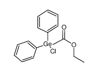 ethyl 2-(chlorodiphenylgermyl)acetate结构式