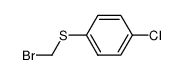 1-bromomethylthio-4-chlorobenzene Structure
