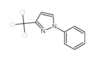 1-phenyl-3-(trichloromethyl)pyrazole结构式