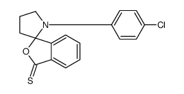 1'-(4-chlorophenyl)spiro[2-benzofuran-3,2'-pyrrolidine]-1-thione Structure