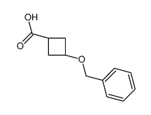 CIS-3-BENZYLOXYCYCLOBUTANECARBOXYLIC ACID structure