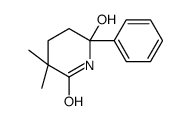 6-hydroxy-3,3-dimethyl-6-phenylpiperidin-2-one Structure