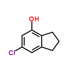 6-Chloro-4-indanol Structure