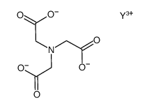 Y(nitrilotriacetate(3-))结构式