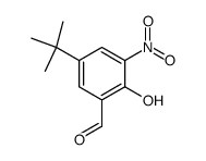 5-tert-butyl-3-nitrosalicylaldehyde Structure
