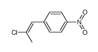 2-chloro-1-(4-nitro-phenyl)-propene结构式