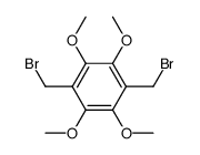 1,4-bis(bromomethyl)-2,3,5,6-tetramethoxybenzene结构式