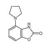 4-(pyrrolidin-1-yl)benzoxazol-2(3H)-one结构式