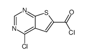 4-chlorothieno[2,3-d]pyrimidine-6-carbonyl chloride Structure