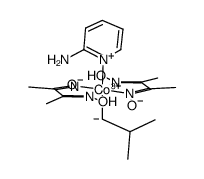 trans-bis(dimethylglyoximato)(i-C4H9)(2-aminopyridine)cobalt(III) Structure