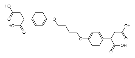 2,2'-((butane-1,4-diylbis(oxy))bis(4,1-phenylene))disuccinic acid结构式