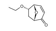 6-endo-6-ethoxy-8-oxabicyclo(3,2,1)oct-3-en-2-one结构式