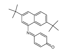 N-(3',7'-di-t-butyl-1'-naphthyl)-1,4-benzoquinone imine Structure