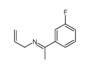 1-(3-fluorophenyl)-N-prop-2-enylethanimine结构式