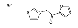 1-(furan-2-yl)-2-(1,3-thiazol-3-ium-3-yl)ethanone,bromide结构式