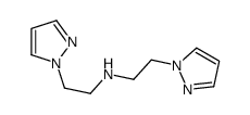 2-pyrazol-1-yl-N-(2-pyrazol-1-ylethyl)ethanamine Structure