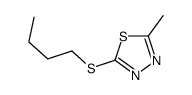 2-butylsulfanyl-5-methyl-1,3,4-thiadiazole Structure