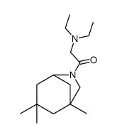 2-(diethylamino)-1-(3,3,5-trimethyl-7-azabicyclo[3.2.1]octan-7-yl)ethanone结构式