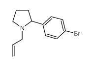 1-ALLYL-2-(4-BROMO-PHENYL)-PYRROLIDINE structure