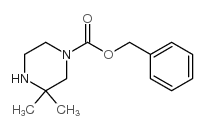 3,3-二甲基-1-哌嗪甲酸苄酯结构式