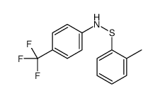 N-(2-methylphenyl)sulfanyl-4-(trifluoromethyl)aniline Structure