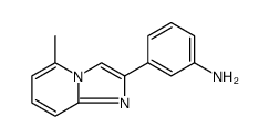 Benzenamine, 3-(5-methylimidazo[1,2-a]pyridin-2-yl)结构式