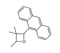 2-anthracen-9-yl-3,3,4-trimethyloxetane Structure