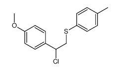 1-[2-chloro-2-(4-methoxyphenyl)ethyl]sulfanyl-4-methylbenzene Structure