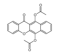 (6-acetyloxy-12-oxobenzo[b]xanthen-11-yl) acetate结构式