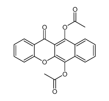 (6-acetyloxy-12-oxobenzo[b]xanthen-11-yl) acetate Structure