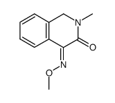 (E)-4-(methoxyimino)-2-methyl-1,4-dihydro-3(2H)-isoquinolinone Structure