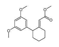 methyl 2-[2-(3,5-dimethoxyphenyl)cyclohexylidene]acetate结构式