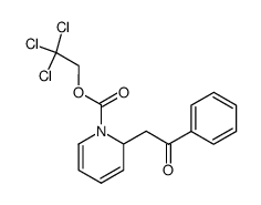 2-(2-Oxo-2-phenyl-ethyl)-2H-pyridine-1-carboxylic acid 2,2,2-trichloro-ethyl ester结构式