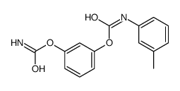 (3-carbamoyloxyphenyl) N-(3-methylphenyl)carbamate Structure