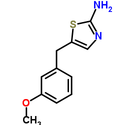 5-(3-Methoxybenzyl)-1,3-thiazol-2-amine Structure