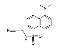 N-(cyanomethyl)-5-(dimethylamino)naphthalene-1-sulfonamide结构式