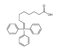 8-(triphenyl-λ5-phosphanylidene)octanoic acid Structure