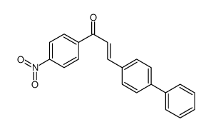 1-(4-nitrophenyl)-3-(4-phenylphenyl)prop-2-en-1-one Structure