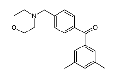 3,5-DIMETHYL-4'-MORPHOLINOMETHYL BENZOPHENONE Structure