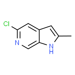 5-chloro-2-methyl-1h-pyrrolo[2,3-c]pyridine structure