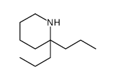 Piperidine, 2,2-dipropyl Structure