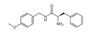 (R)-2-amino-N-(4-methoxy-benzyl)-3-phenyl-propionamide结构式