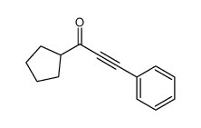 1-cyclopentyl-3-phenylprop-2-yn-1-one Structure