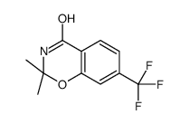 2,2-dimethyl-7-(trifluoromethyl)-3H-1,3-benzoxazin-4-one结构式