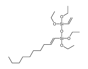 dec-1-enyl-[ethenyl(diethoxy)silyl]oxy-diethoxysilane结构式