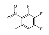1,2,3-trifluoro-5-methyl-4-nitrobenzene Structure