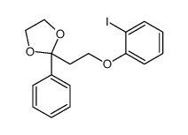 2-[2-(2-iodophenoxy)ethyl]-2-phenyl-1,3-dioxolane结构式