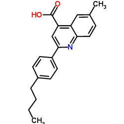 2-(4-Butylphenyl)-6-methyl-4-quinolinecarboxylic acid picture