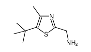 C-(5-tert-Butyl-4-methyl-thiazol-2-yl)-methylamine Structure