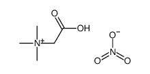 (Carboxymethyl)trimethylammonium nitrate结构式